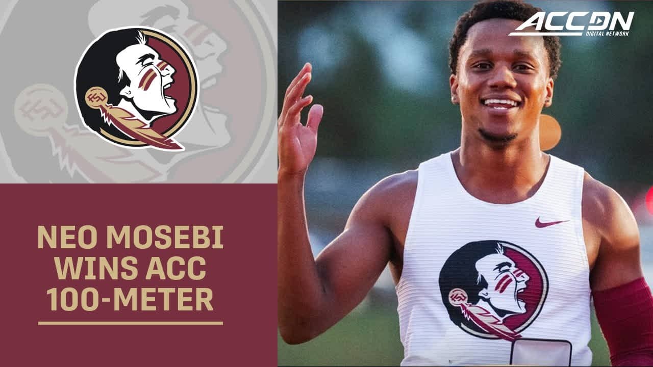 Florida State Neo Mosebi Wins ACC 100-meter Tile
