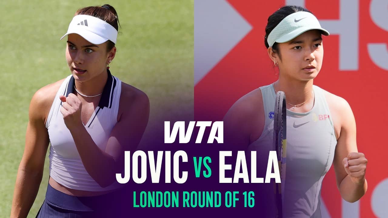 Iva Jovic vs. Alexandra Eala | 2026 London Round of 16 | WTA Match Highlights