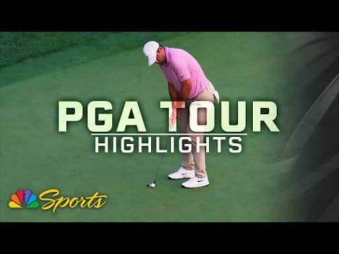Scottie Scheffler, Viktor Hovland take Travelers battle into Monday playoff | Golf on NBC Sports