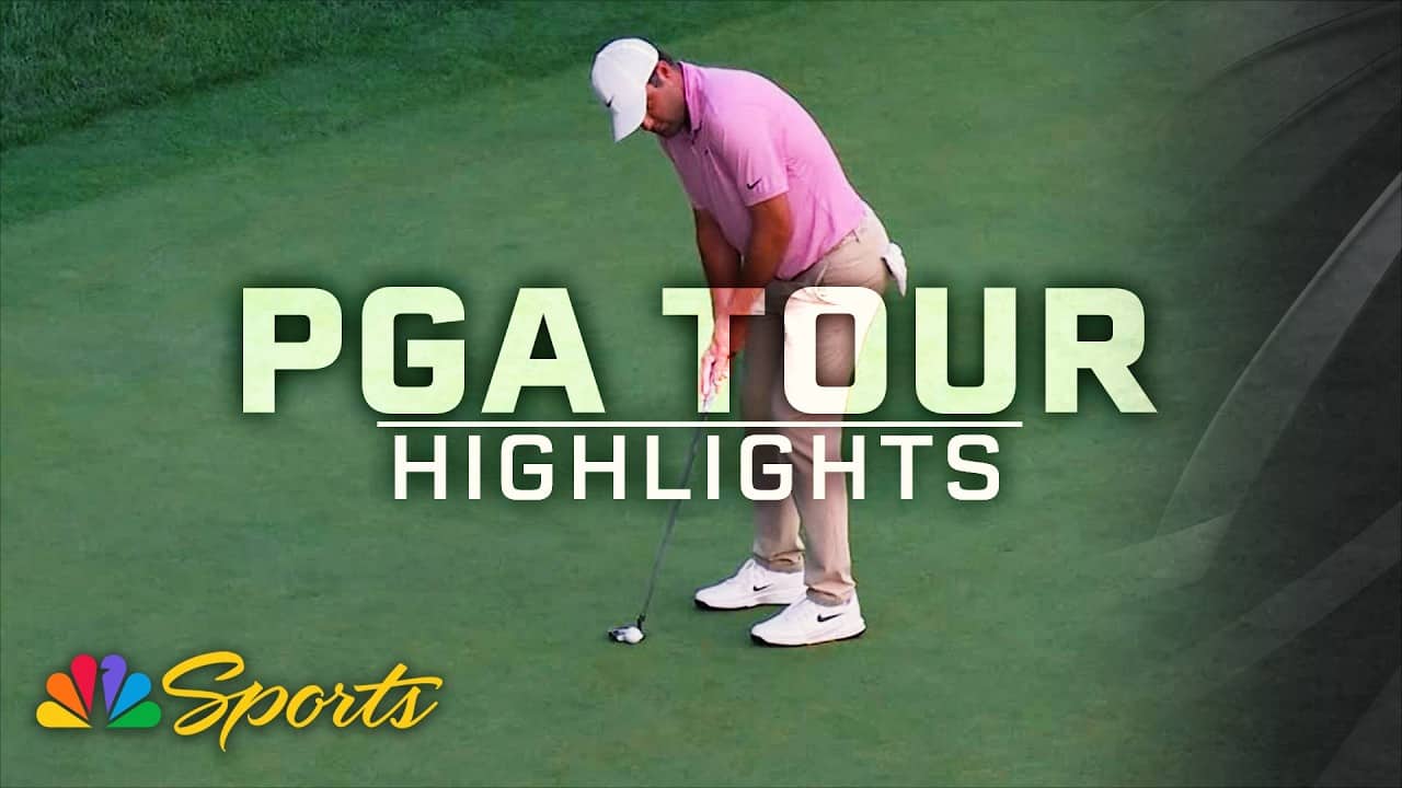 Scottie Scheffler, Viktor Hovland take Travelers battle into Monday playoff | Golf on NBC Sports