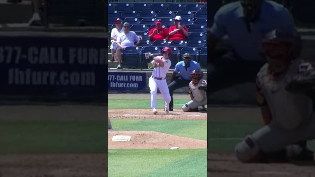INSIDE-THE-PARK HOMER: 1st Overall Pick Eli Willits Records His 1st Pro Home Run