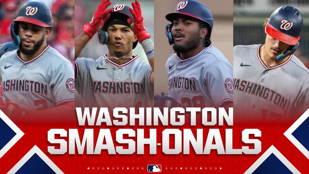 Nationals crush SIX HOME RUNS in Cincinnati! 🤯💥 (Ft. Wood, García Jr., Lile, House!)