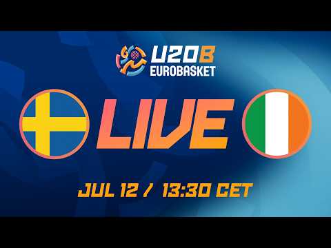 LIVE - Sweden v Ireland | FIBA U20 EuroBasket 2026 Division B | Group Phase