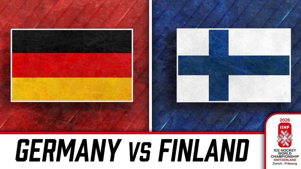 Watch Germany vs. Finland at the 2026 IIHF World Championship 🇩🇪🇫🇮🏒