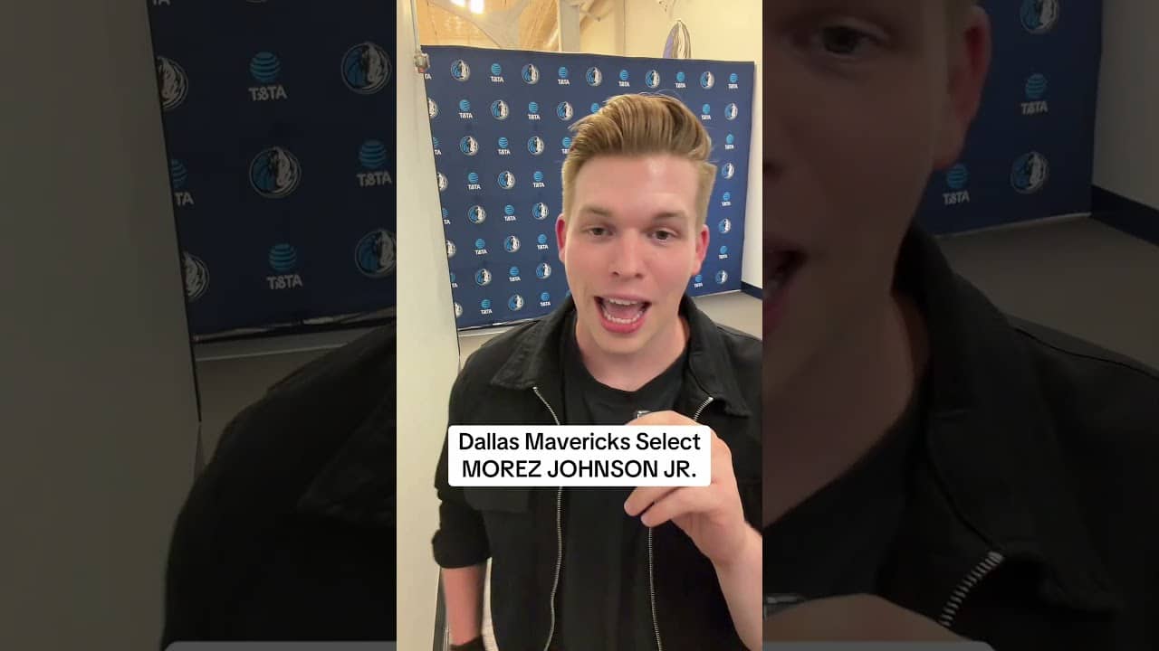 The Mavs take Morez Johnson Jr. with the 9th Pick in the 2026 NBA Draft