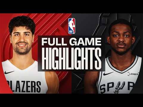 TRAIL BLAZERS at SPURS | FULL GAME HIGHLIGHTS | April 8, 2026