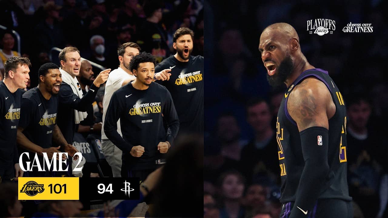 Mini Movie: Lakers Take 2-0 Series Lead vs Houston | 2026 NBA Playoffs