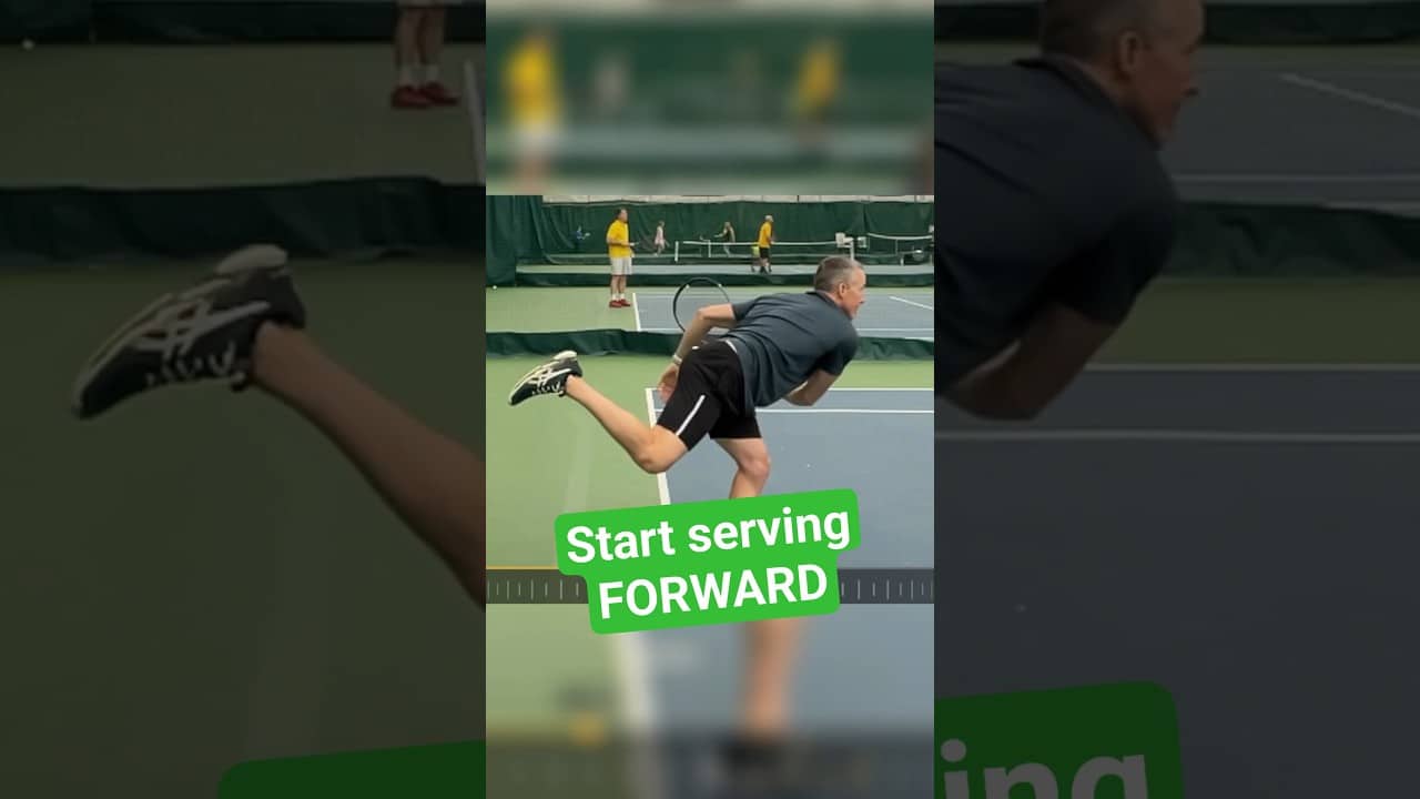 How to unleash FORWARD energy into your serve: