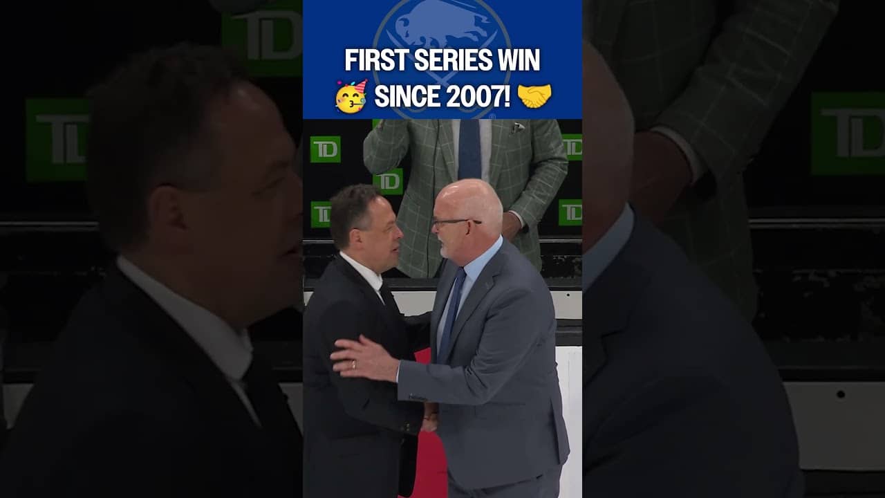 Sabres win FIRST SERIES since 2007! 🥳
