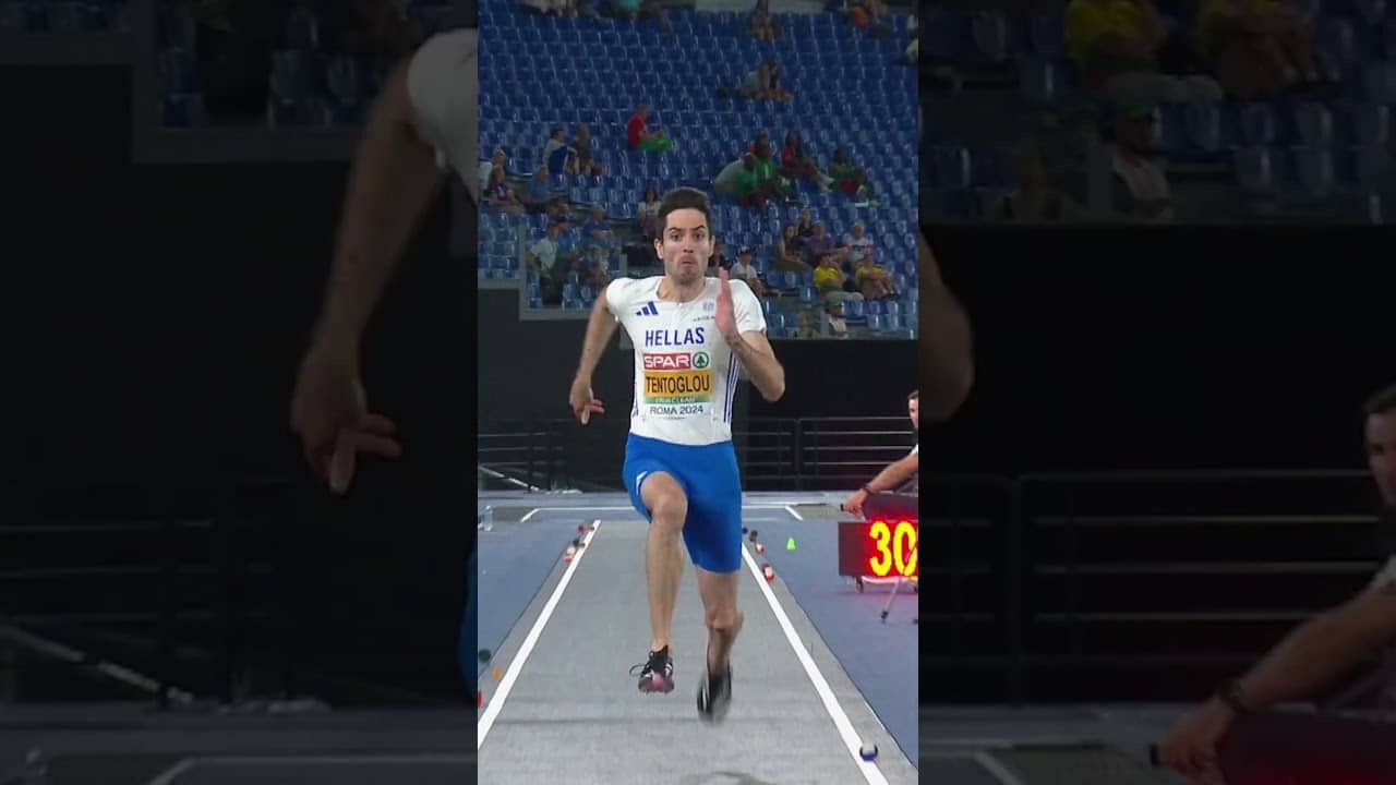 Nobody was ready for what Tentoglou just did... 😳
