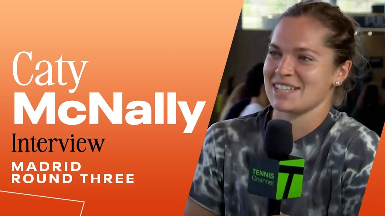 Caty McNally on journey back to top 100 after elbow surgery | 2026 Madrid