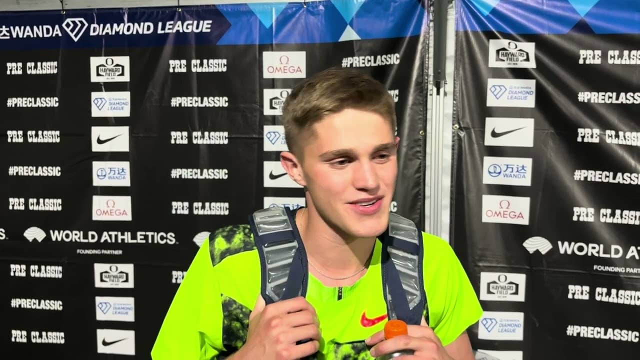 Cooper Lutkenhaus Praises Brandon Miller’s Kick After Finishing 2nd In Prefontaine Classic Debut