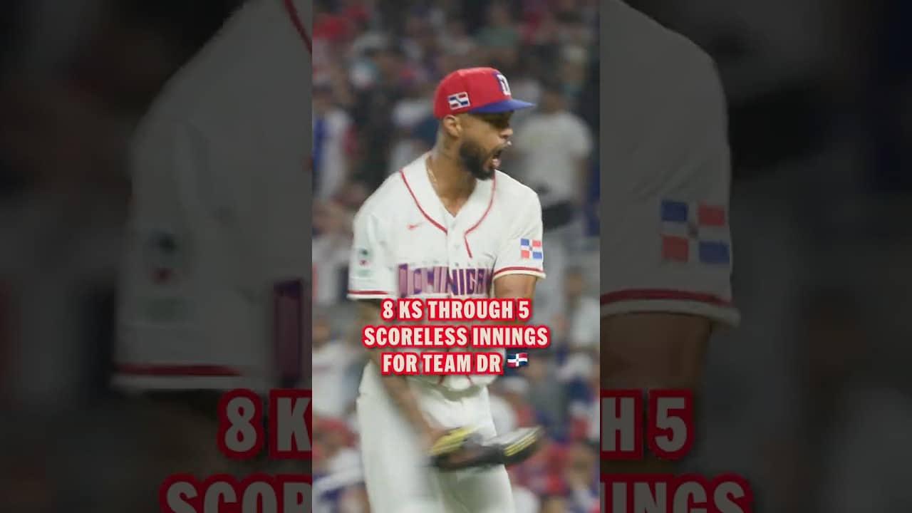 Sánchie locked it down for Team Dominican Republic 🇩🇴