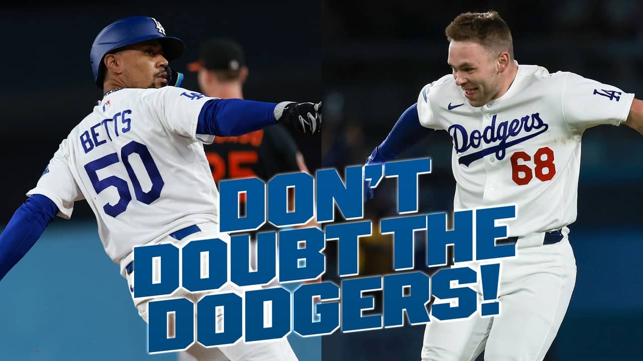 Mookie Betts and Dalton Rushing come up CLUTCH in the 9th for a DODGERS WALK-OFF WIN! 😤