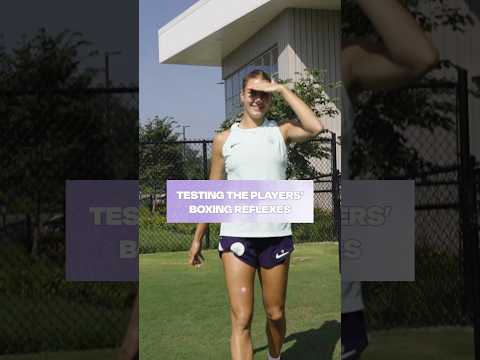 Racing players test their boxing reflexes