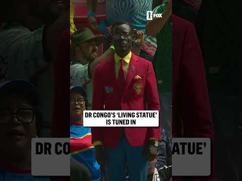 DR Congo's legendary statue fan, Lumumba, makes it to Guadalajara