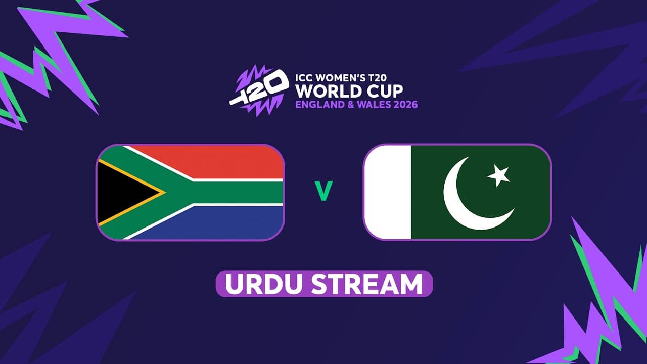 ICC Women's T20 World Cup 2026: Pakistan vs South Africa (Urdu) #t20worldcup