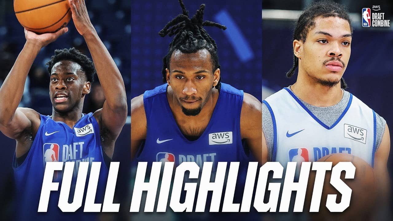 2026 AWS NBA Draft Combine: Strength & Agility + Shooting Drill Highlights
