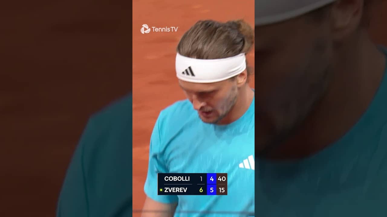 Zverev Clutch Ending vs Cobolli 👏