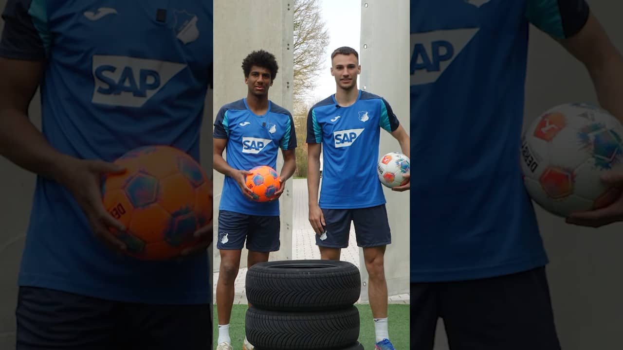 Wie viele Versuche brauchen Bernie & Lempo beim TSG-Fußballgolf? 👀⚽️