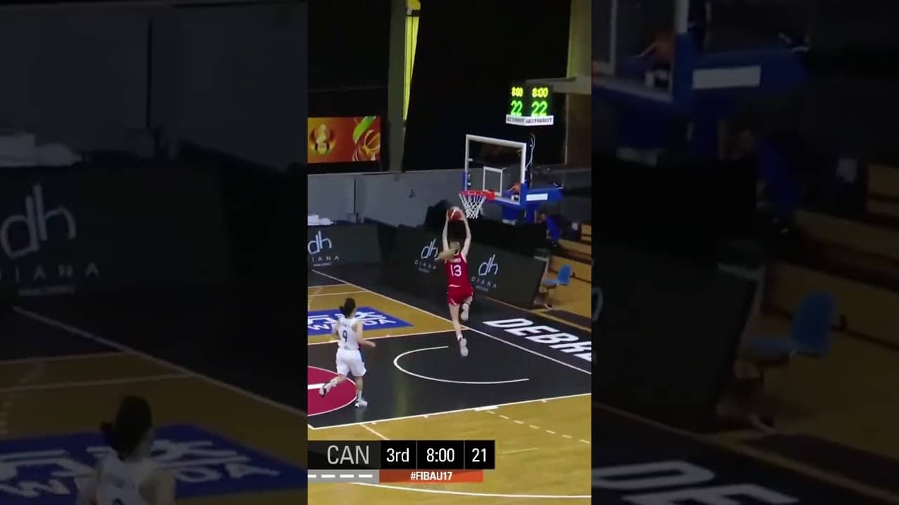 Wait… did she just dunk that?! 😱 #FIBAU17