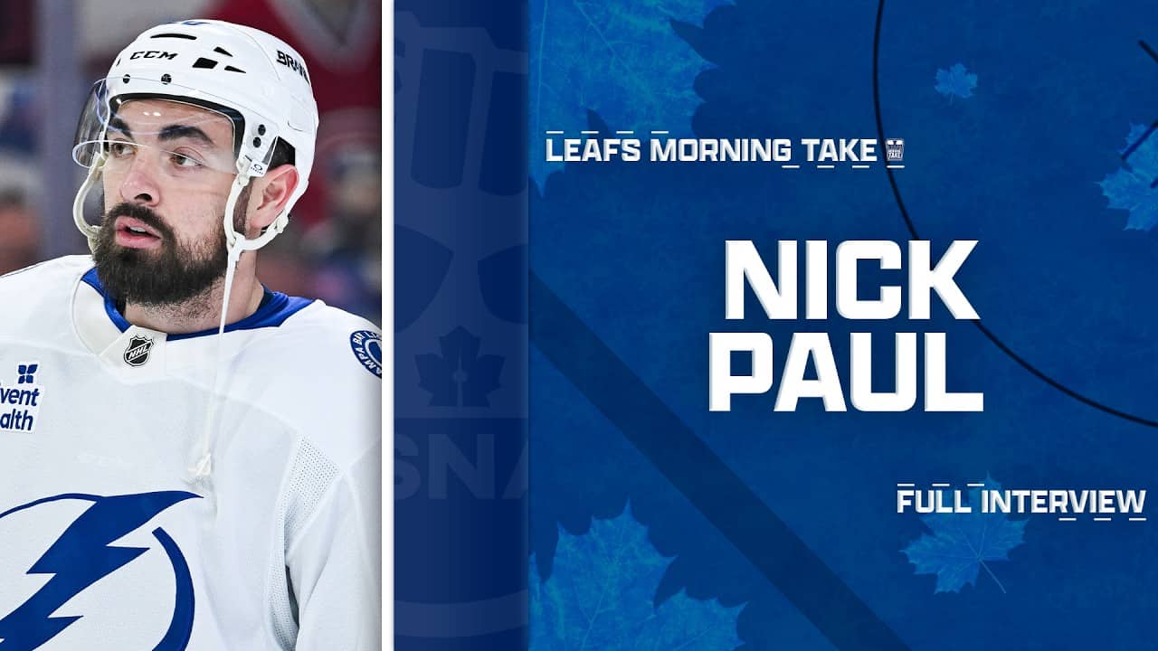Nick Paul on Becoming a Maple Leaf: "It Gave Me Goosebumps"