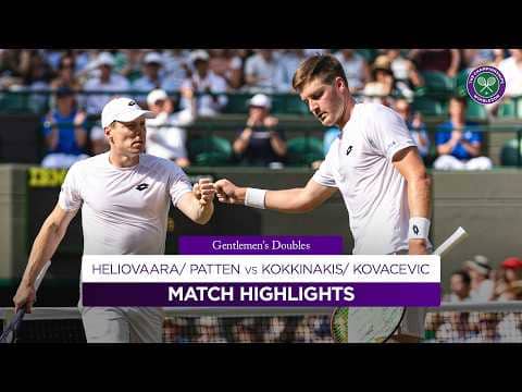 Top seeds FLYING 💥 | Heliovaara/ Patten vs Kokkinakis/ Kovacevic | Highlights | Wimbledon 2026
