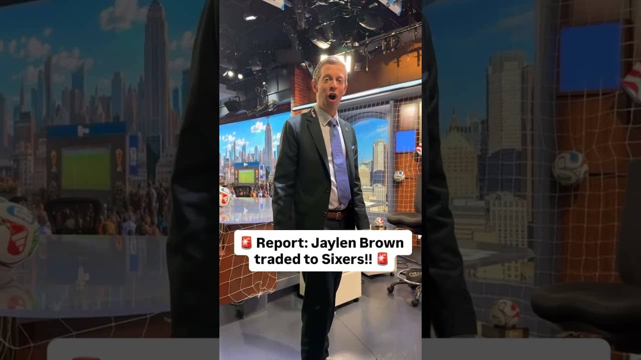 JAYLEN BROWN TRADED TO 76ERS?! 🤯 #nba #shorts