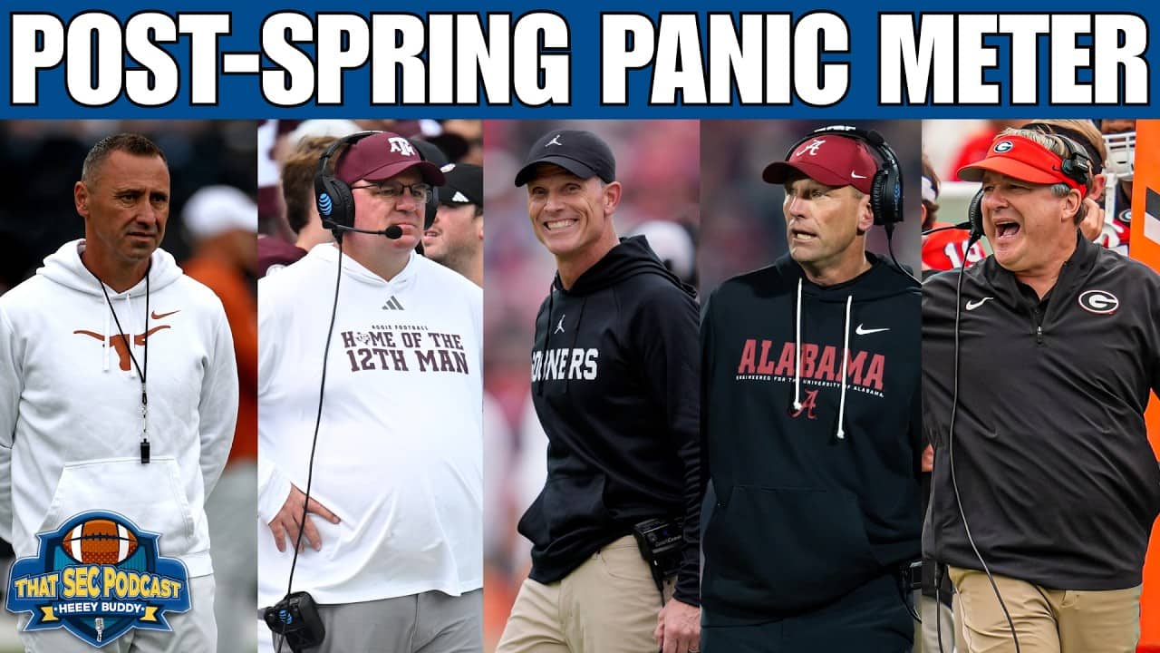 SEC Football Post-Spring Panic Meter