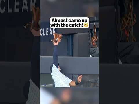 Spencer Jones NEARLY took away a home run!