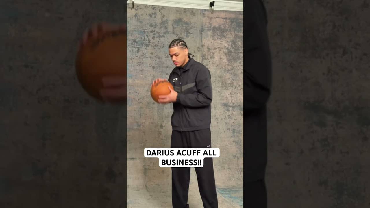 Darius acuff all business at the NBA draft circuit!