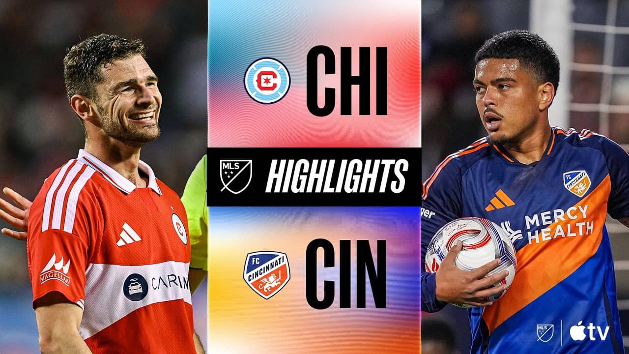 Chicago Fire FC vs. FC Cincinnati | Full Match Highlights | WILD LATE PK DRAMA!