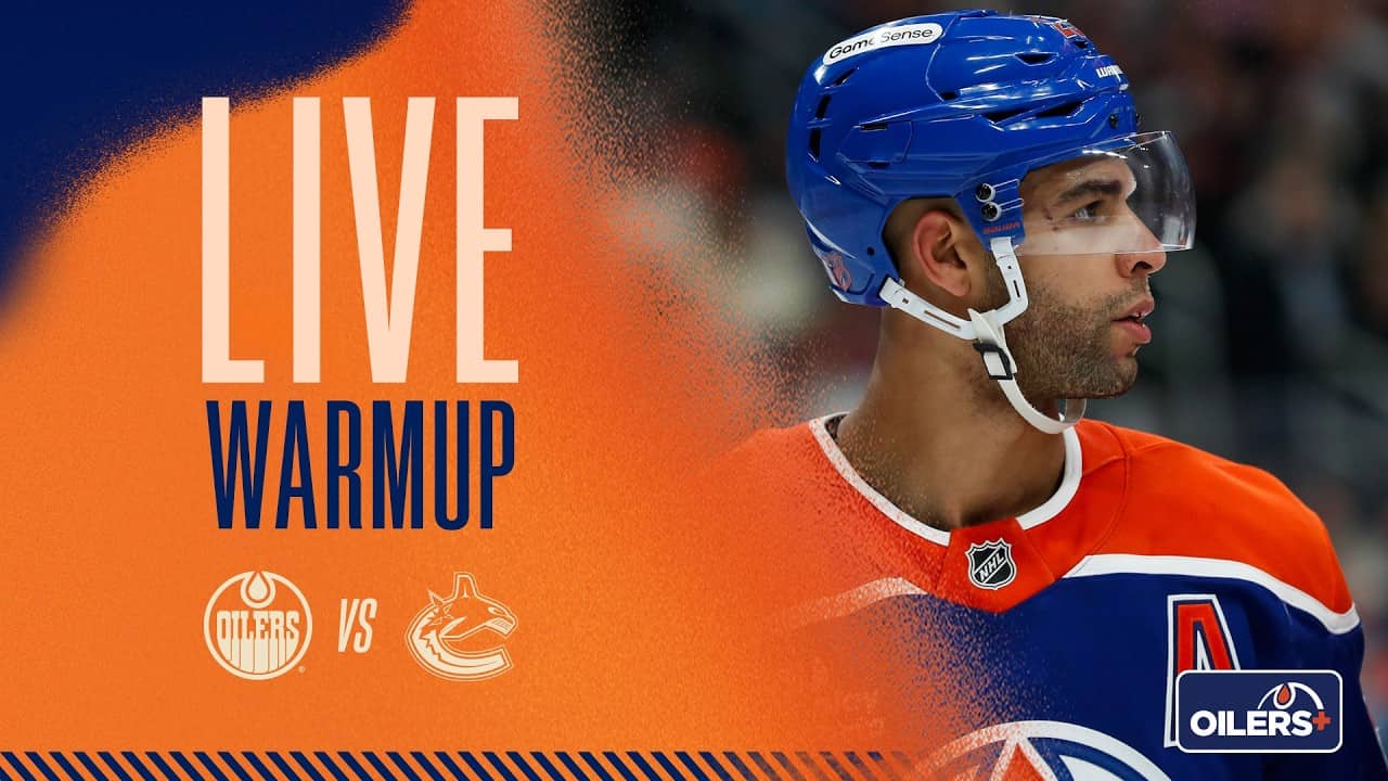 ARCHIVE | Warmup  -  Oilers vs Canucks