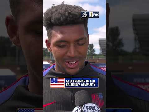 USMNT defender Alex Freeman speaks with Jenny Taft upon Balogun's return