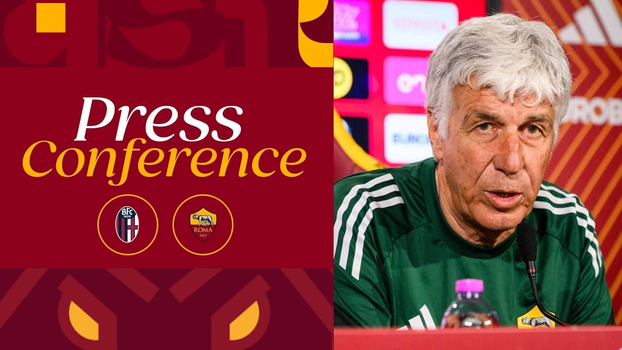🟨 LIVE 🟥 LA CONFERENZA STAMPA DI GIAN PIERO GASPERINI ALLA VIGILIA DI BOLOGNA-ROMA