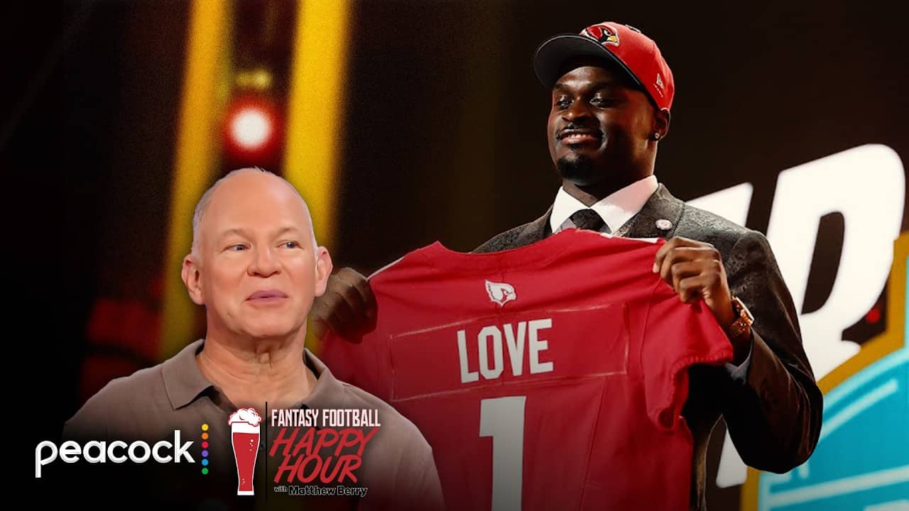 Jeremiyah Love has 'talent' to be a top fantasy RB | Fantasy Football Happy Hour | NFL on NBC