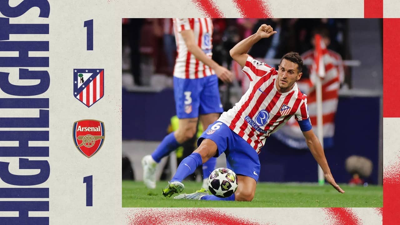 Atlético de Madrid 1-1 Arsenal | ⚽ Julián Alvarez | HIGHLIGHTS - 2025/26 UCL semi-finals, first leg