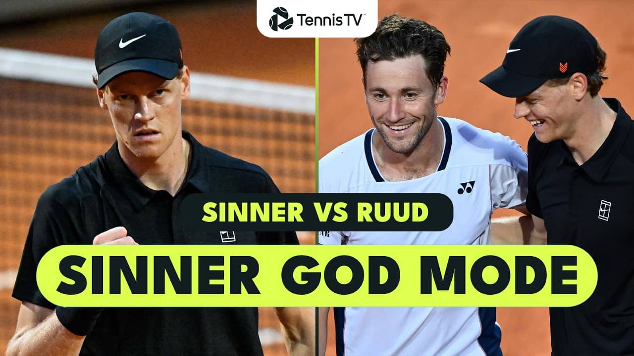 The Day Jannik Sinner Crushed Casper Ruud 😱 | Rome 2025 Quarter-Finals Condensed Match
