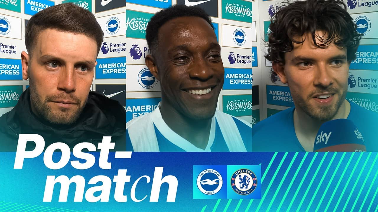 POST-MATCH | Hurzeler, Welbeck and Kadioglu | Brighton v Chelsea