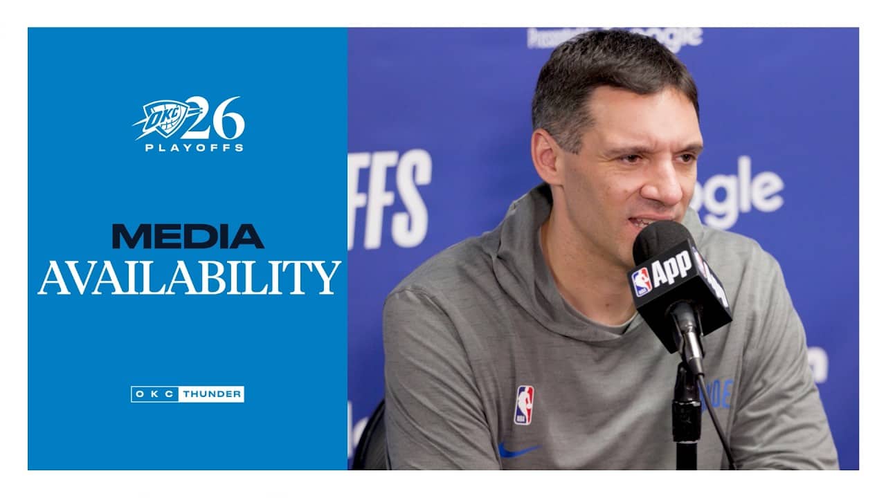 Coach Daigneault on Game 3 | Playoffs | WCS Game 3 | Postgame Media | May 9, 2026