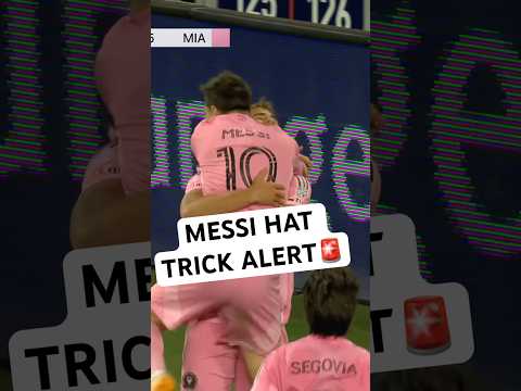 Messi completes hat trick to lead @intermiamicf to victory!🍿⚽️