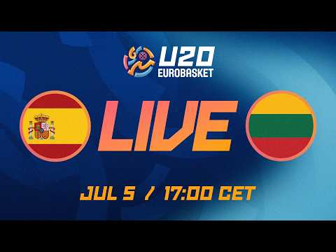 LIVE - Spain v Lithuania | FIBA U20 Women's EuroBasket 2026 | Group Phase