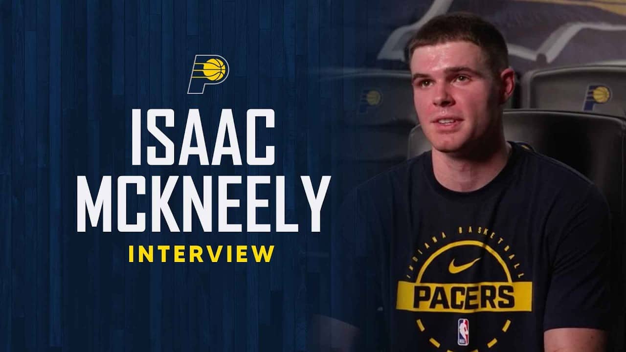 Isaac McKneely 1-on-1 Interview | Indiana Pacers Prospect Workouts