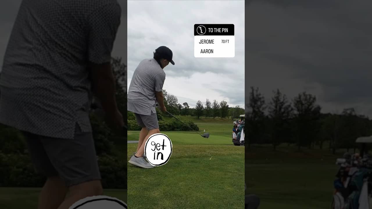 Closest to the pin driver challenge from 40 yards 😳 #shorts