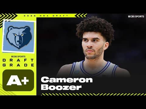 Cameron Boozer selected No. 3 overall by Grizzlies | 2026 NBA Draft Grades & Instant Reaction