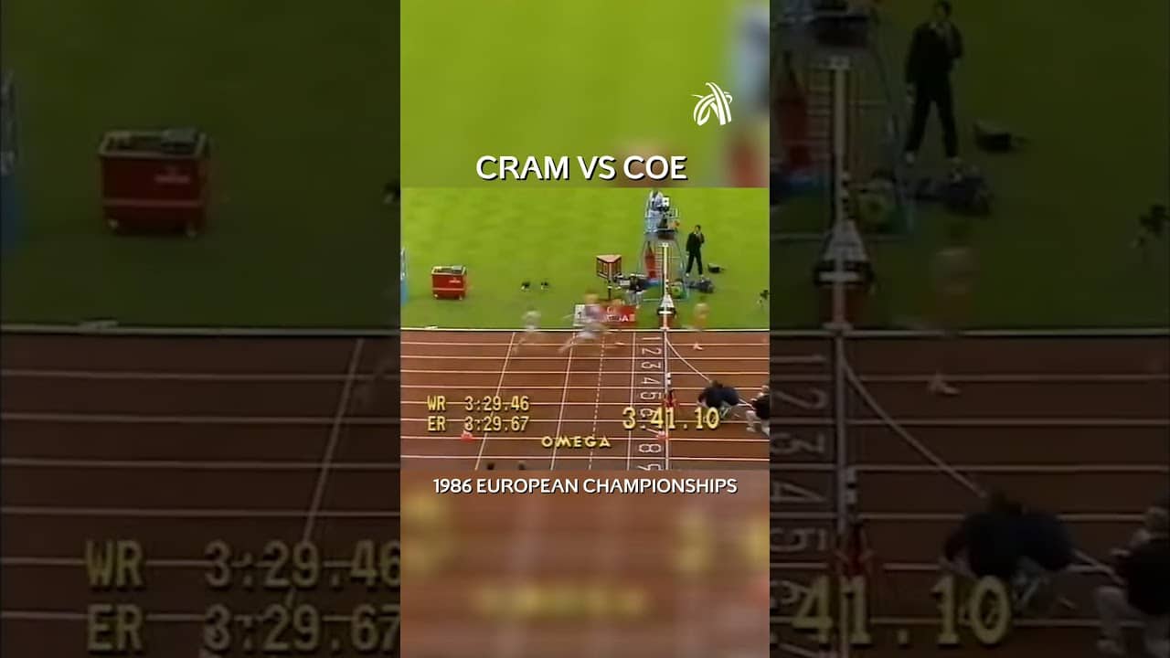 The Rematch😤🇬🇧 | Cram v Coe | 1500m European Championships 1986