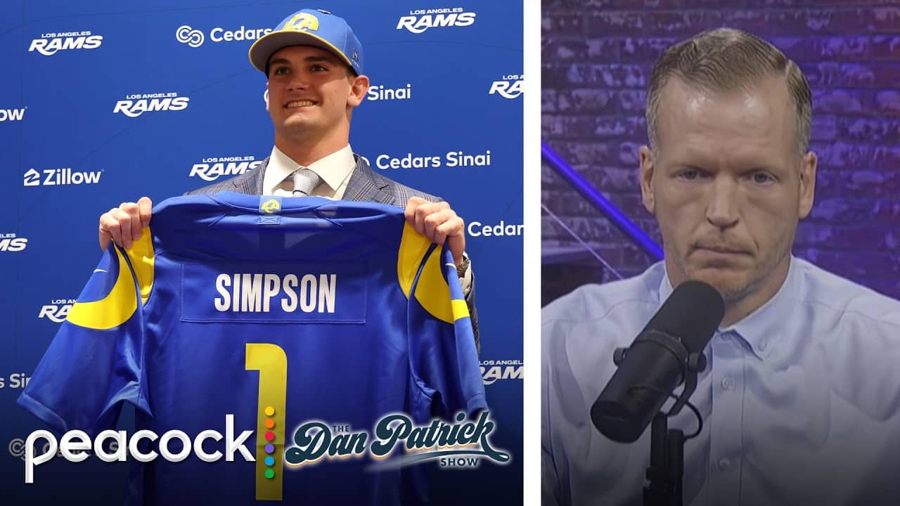 Rams drafting Ty Simpson was 'a head-scratcher,' Chris SImms says | Dan Patrick Show | NFL on NBC