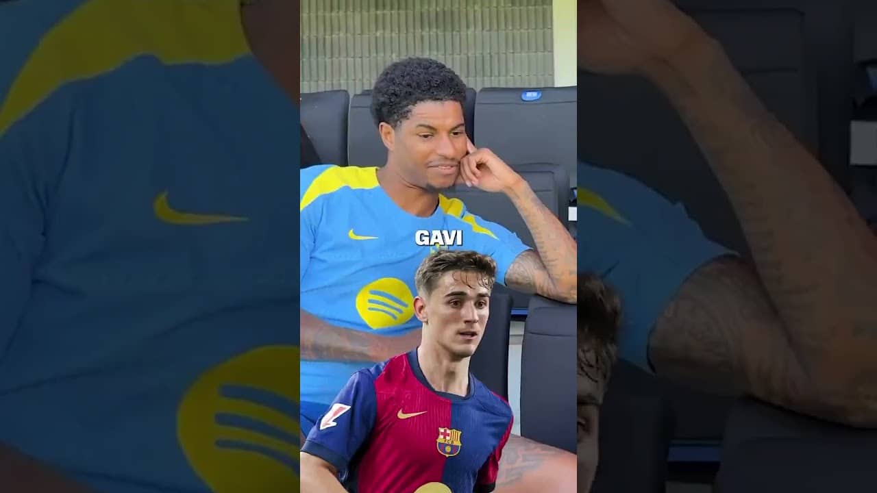 Marcus Rashford is loving life at Barcelona