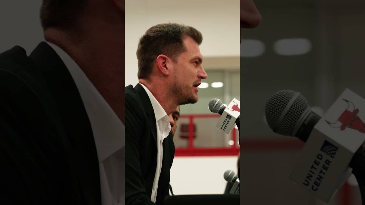 Tiago Splitter's first day as Chicago Bulls Head Coach 🎥 #nba #bts #chicagobulls #firstday
