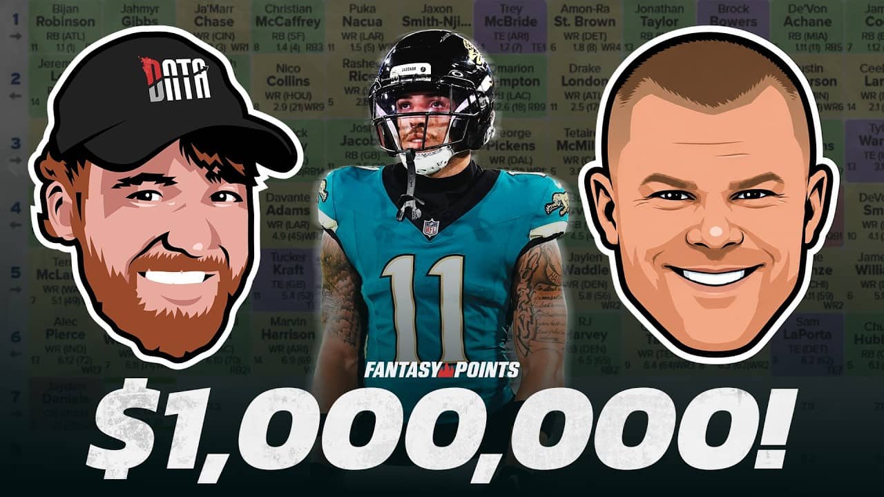 High-Stakes Fantasy Football Strategy 🚨 Theo & Scott Attempt to Win $1 MILLION